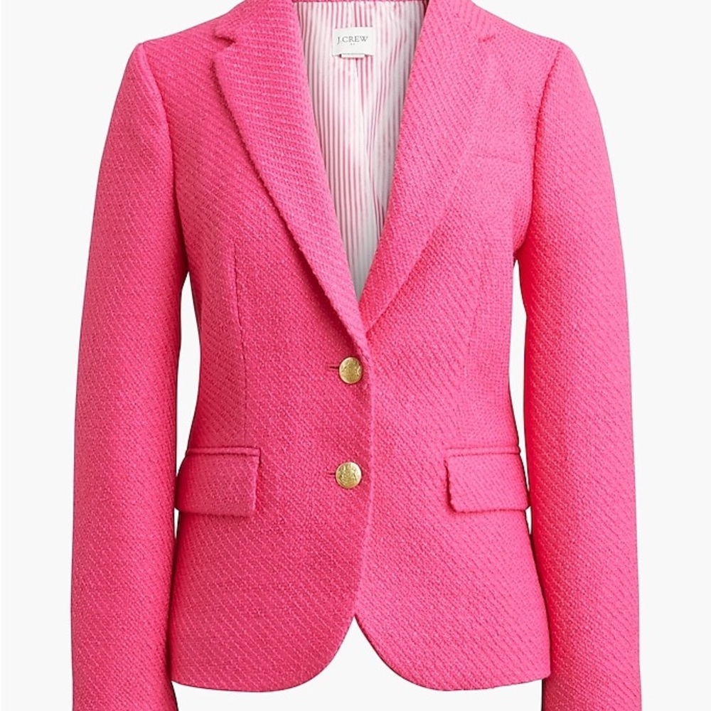 J. Crew Tweed Schoolboy Blazer